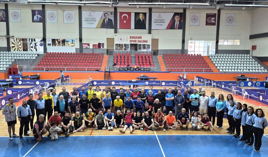 Masa Tenisi Ligi Kırşehir’de tamamlandı