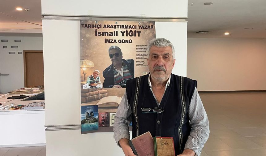Tarihçi-Yazar İsmail Yiğit kitap fuarında Çiğdem’e konuştu