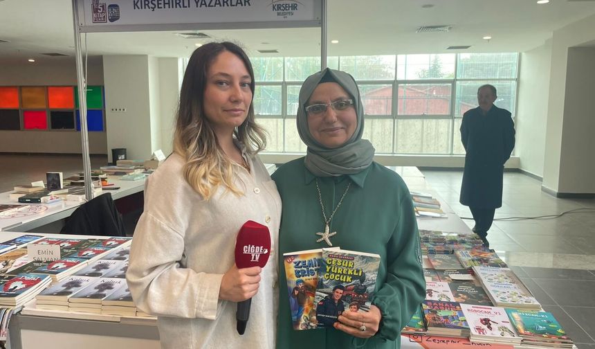 Yazar Küçük, yeni kitapları ile Kırşehir kitap fuarında!