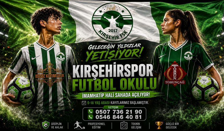 Gençlerin hayalleri Kırşehirspor Akademisi’nden geçiyor