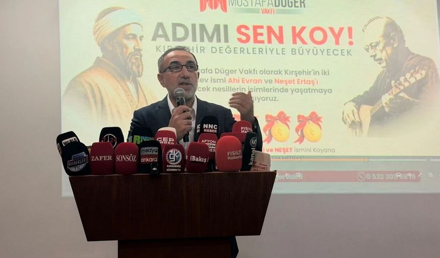 Kırşehir'de 'Ahi' ve 'Neşet' ismi verilen bebeklere 4 çeyrek altın hediye