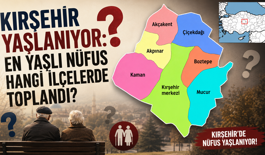 Kırşehir’in En Yaşlı İlçeleri Belli Oldu