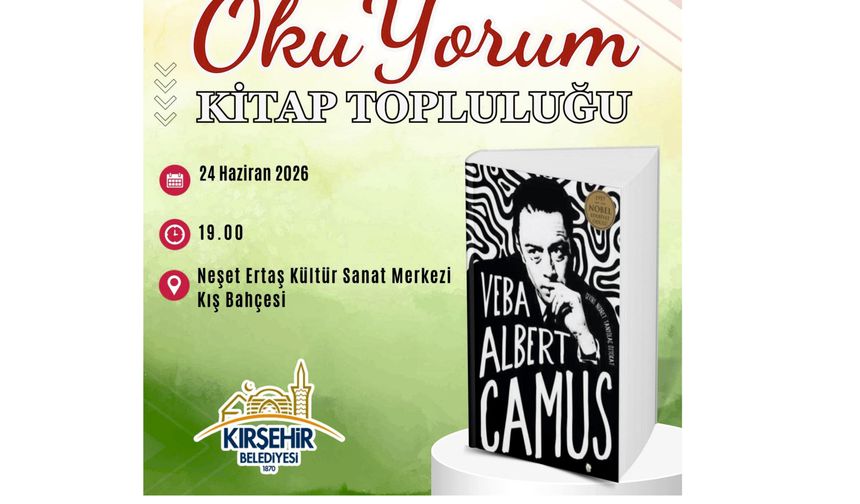 Kırşehir’de Kitapseverler “Veba” İçin Bir Araya Geliyor