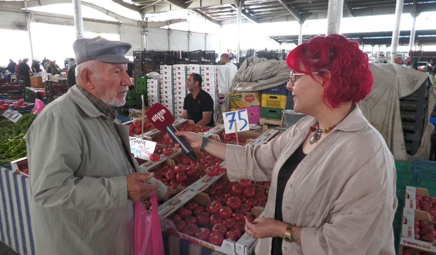 Bayram Sonrası Kırşehir Pazar Yeri'nde Meyve Şoku