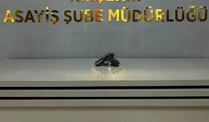 Kırşehir’de ruhsatsız silah operasyonu