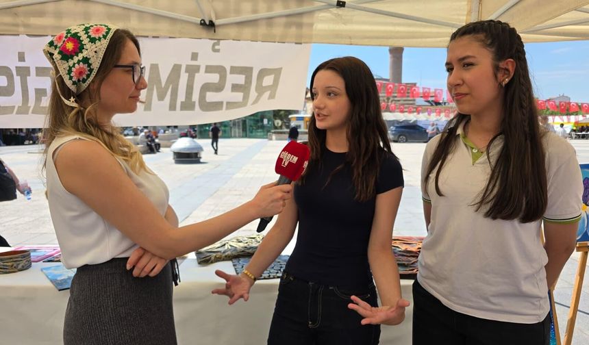 Gençlerin sanatı Cacabey Meydanı’nı doldurdu!