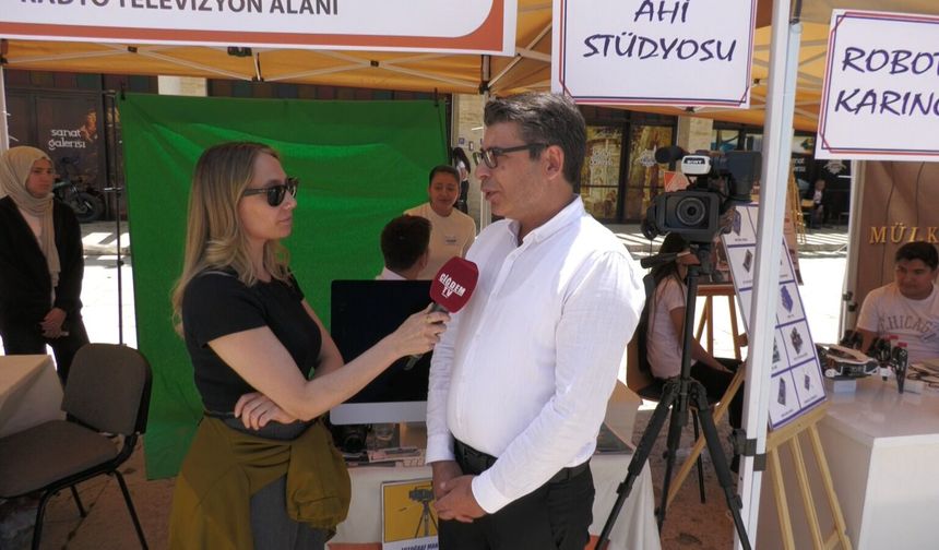 Kırşehir’deki Fuarda, Medya Dünyasına Açılan Kapı Yoğun İlgi Gördü