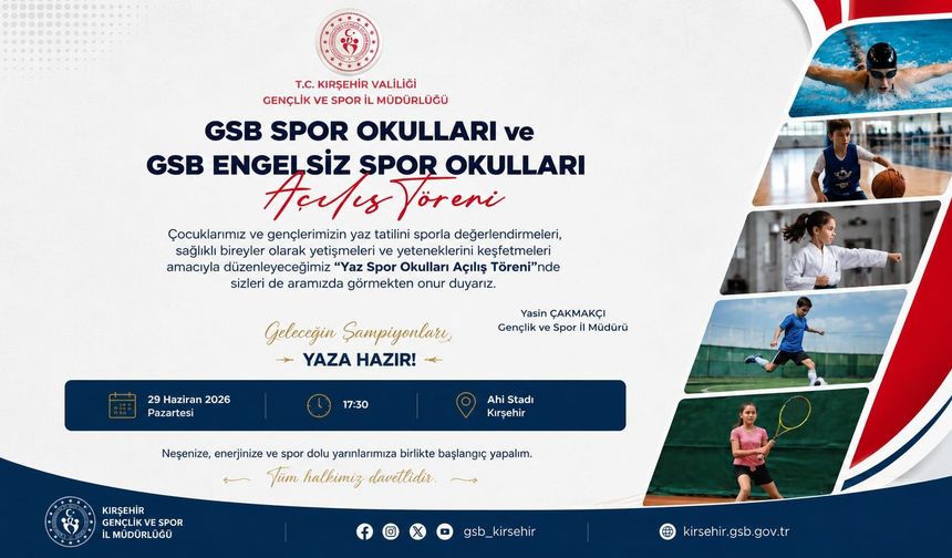 Yaz Spor Okulları coşkuyla başlıyor