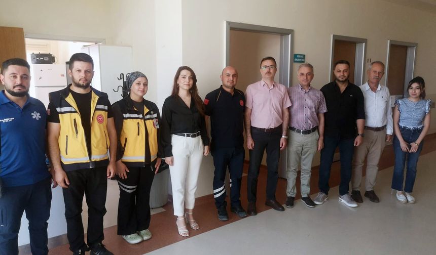 İl Sağlık Müdürü Ersoy’dan Çiçekdağı’ndaki Sağlık Tesislerine Ziyaret