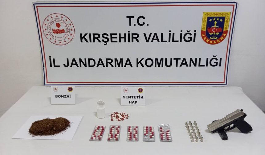 Kırşehir’de uyuşturucu operasyonu: 1 gözaltı