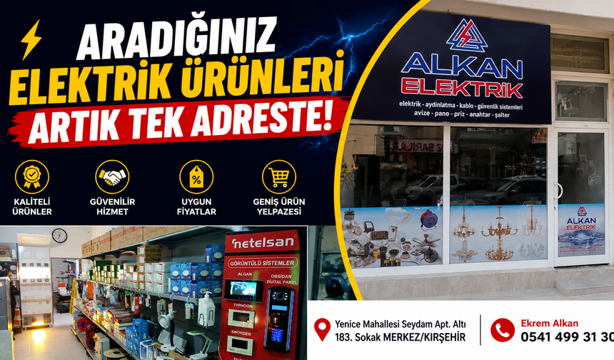 Aradığınız Elektrik Ürünleri Artık Tek Adreste!