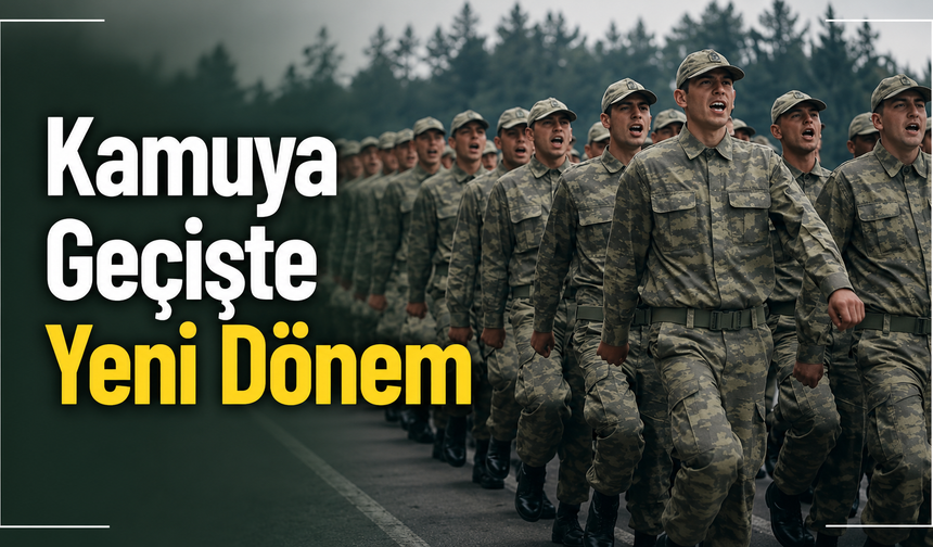 Kırşehir'de Kamu Hayali Kuran Sözleşmeli Erbaş ve Erlere Yeni Fırsat