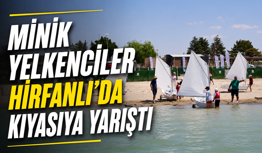 Bozkırda yelken heyecanı yaşandı