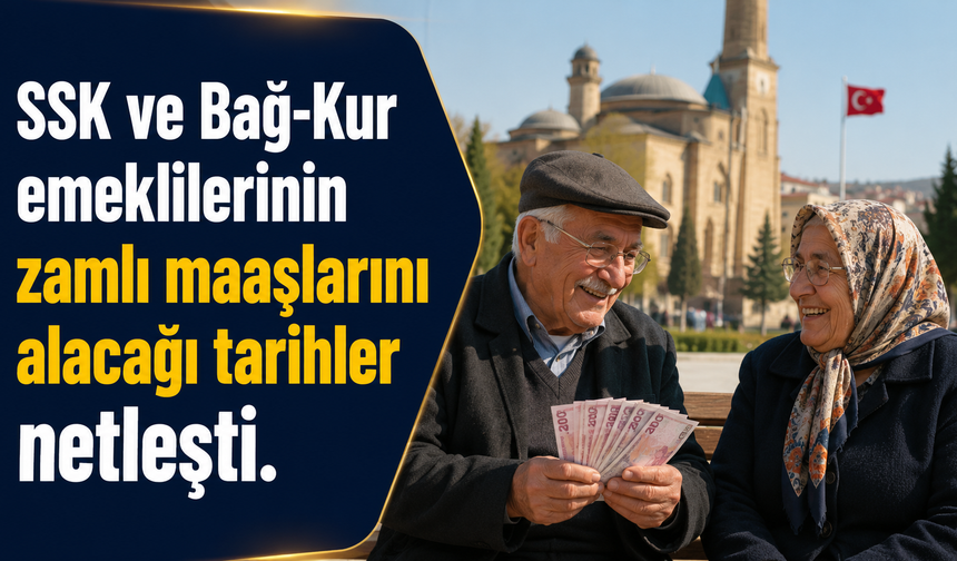 Kırşehir'de Zamlı Emekli Maaşı İçin Geri Sayım Başladı
