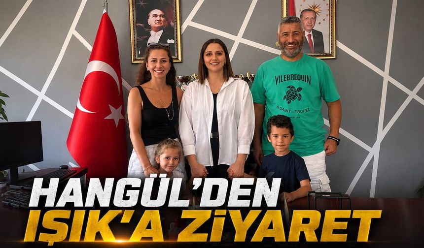 Erdem Hangül ve eşinden Sultan Işık'a nezaket ziyareti