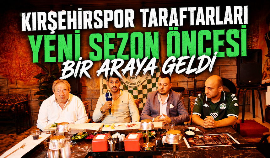 Kırşehirspor için tek yürek oldular