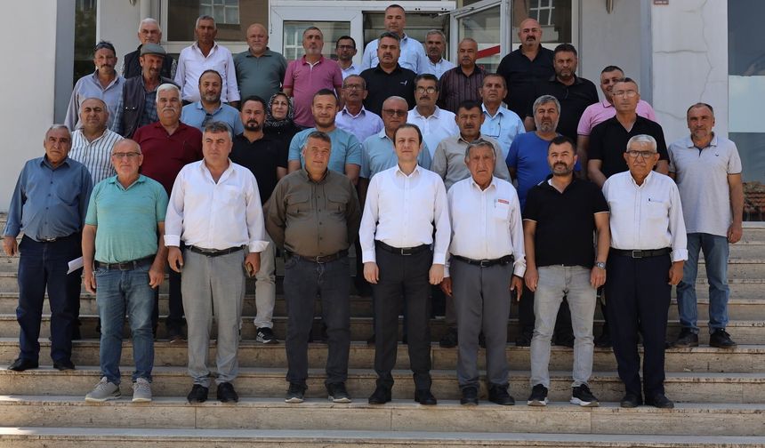 Kaymakam Tok, muhtarlarla istişare toplantısı düzenledi