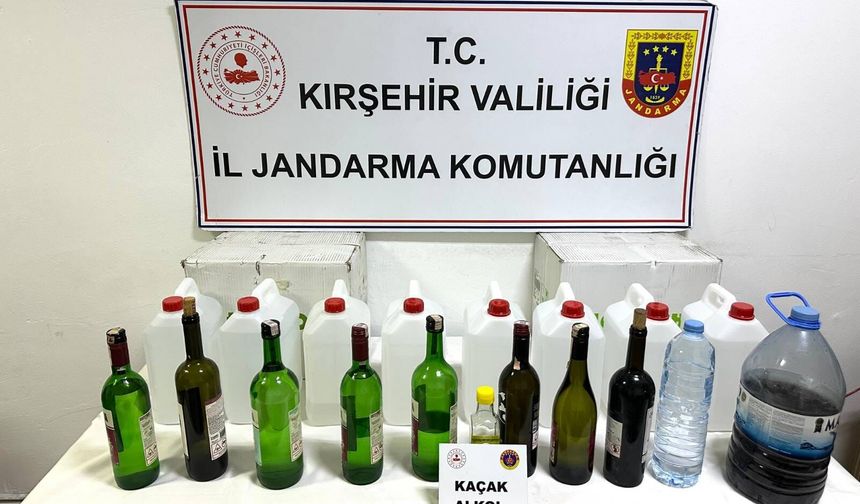 Kırşehir'de Sahte Alkol Operasyonu: 48 Litre Ele Geçirildi