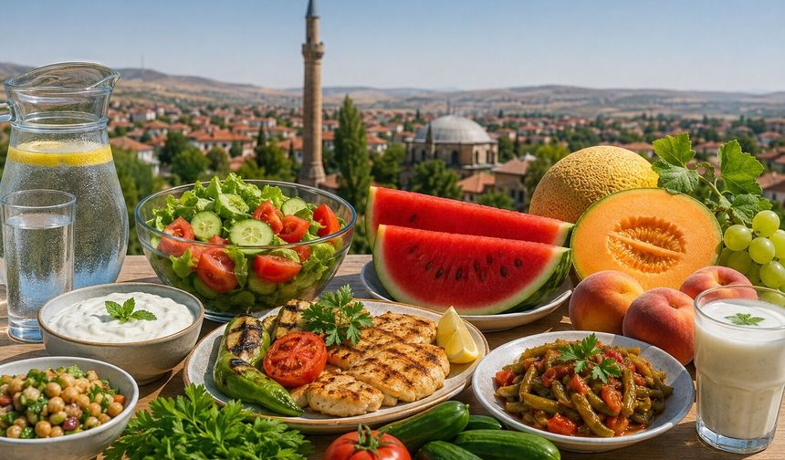 Kırşehir’de yaz sofraları hafifliyor: Mevsim ürünleri öne çıkıyor