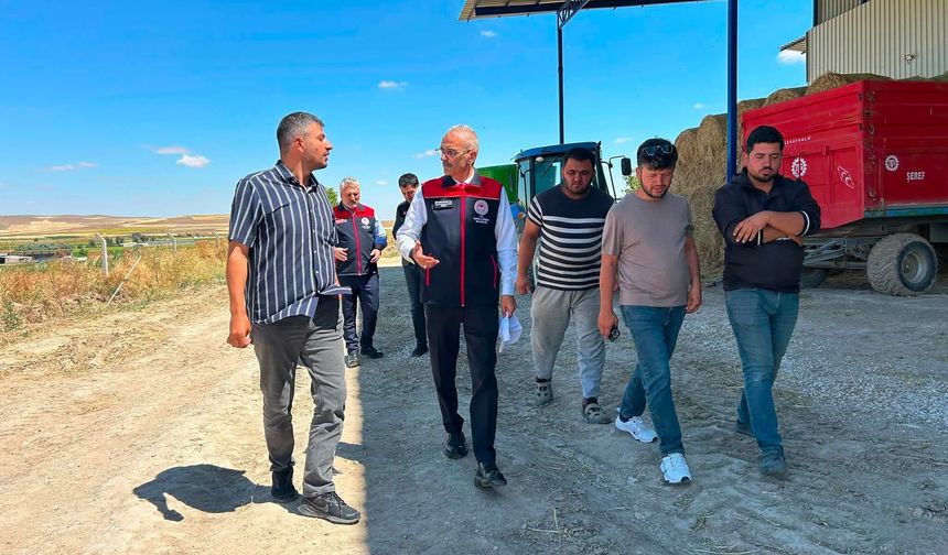 Kırşehir’de Hayvancılık İşletmesine Ziyaret: Üreticilerin Talepleri Dinlendi