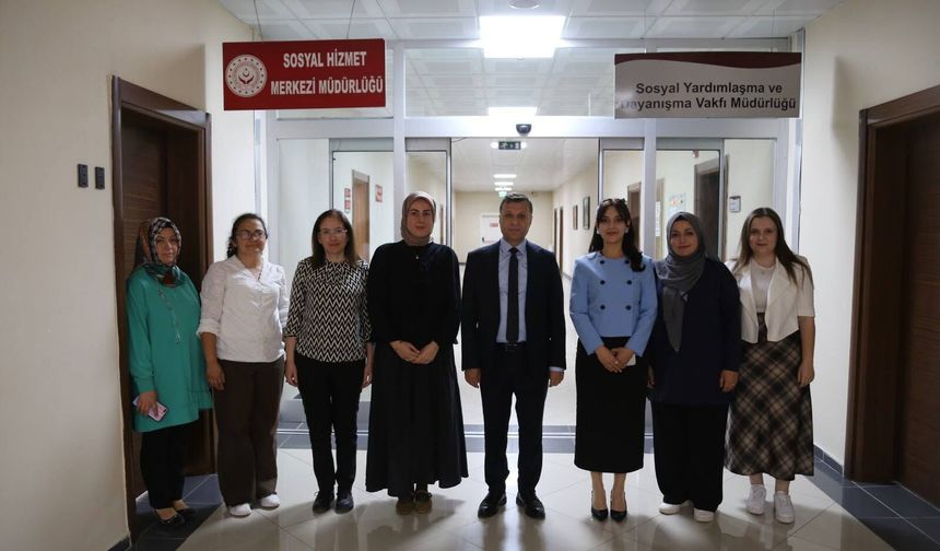 İl Müdürü Bilgiç’ten Kaman Sosyal Hizmet Merkezi’ne Ziyaret