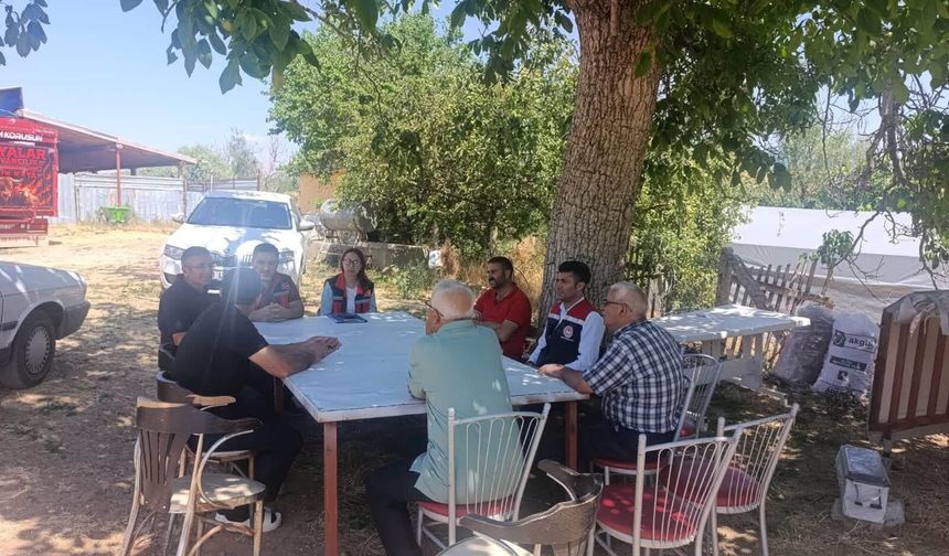 Üreticilerle sahada istişare sürüyor