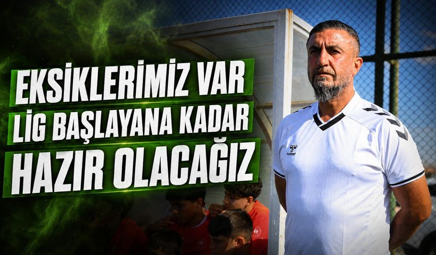 Çelik: "Hedefimiz Play-Off ve Türk futboluna oyuncu kazandırmak"