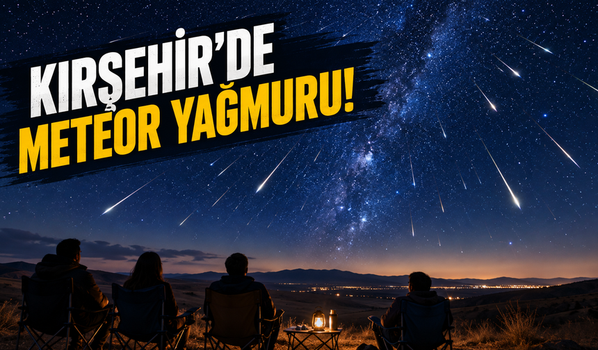Kırşehir’de Meteor Yağmuru İçin Saat Verildi