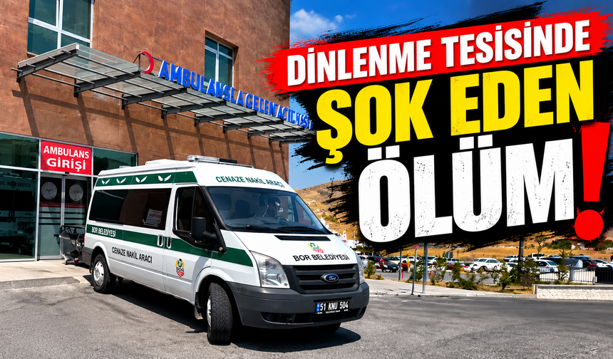 Dinlenme Tesisinde Şok Eden Ölüm!