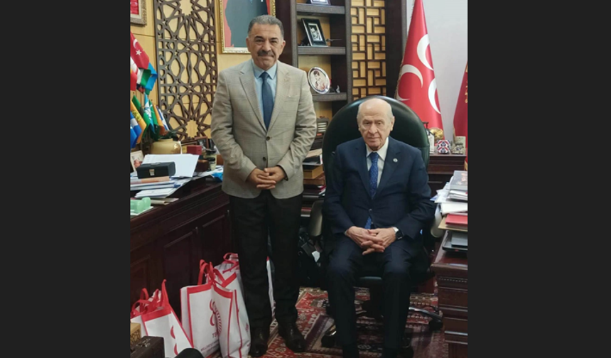 MHP Kırşehir İl Başkanı İsmail Deniz’den Devlet Bahçeli’ye Ziyaret