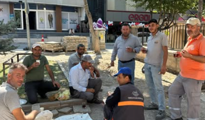 Kırşehir’de Belediye Emekçilerine Saha Ziyareti