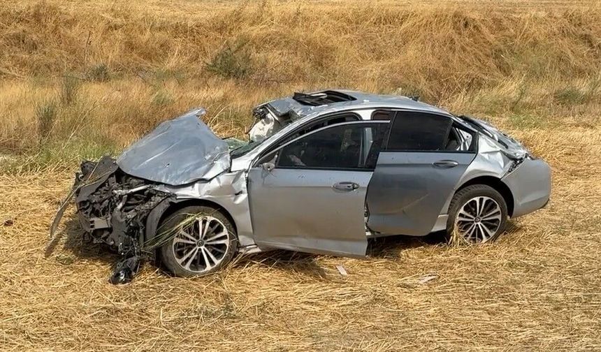 Tarlaya Savrulan Otomobilde Acı Son!