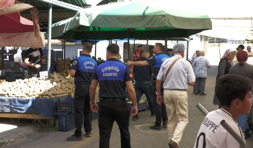 Kırşehir'de Vatandaşın Tepkisi Ses Getirdi! Zabıta Cumartesi Pazarı’na İndi