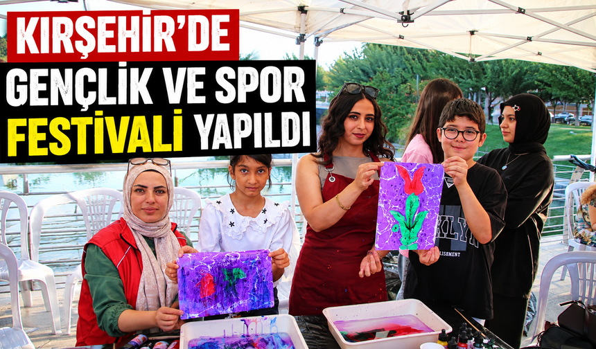 Kentpark’ta gençler için renkli etkinlikler düzenlendi