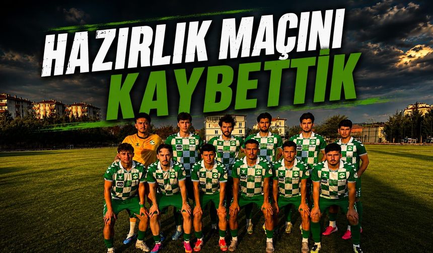 Kırşehirspor ilk hazırlık maçında umut verdi