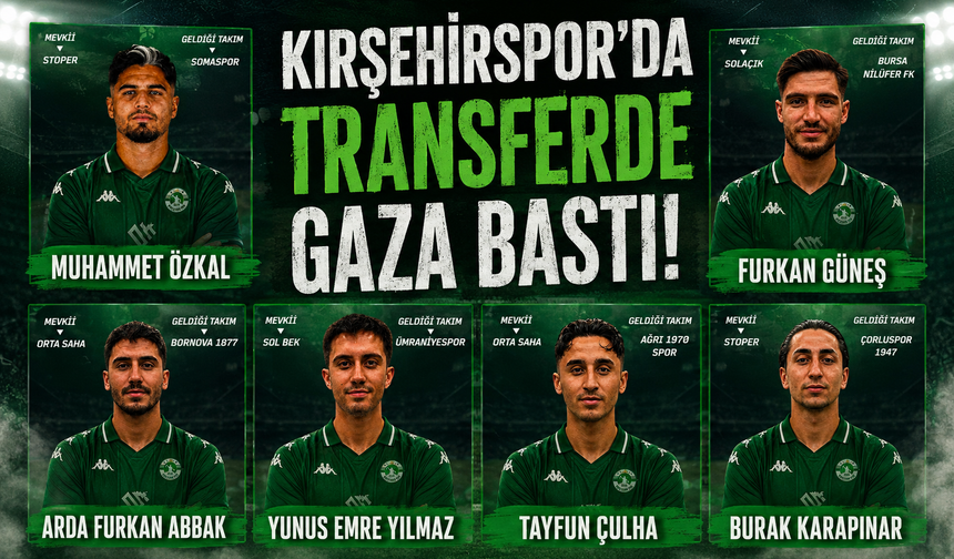 Kırşehirspor’da transferde gaza bastı