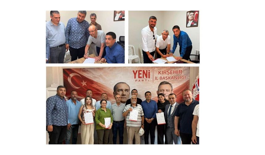 Kırşehir'de Siyasi Hareketlilik: Başkanlar ve Meclis Üyeleri YENİ Parti’de