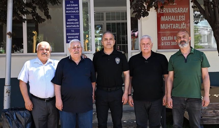 Emniyet Müdürü Görücü’den Mahalle Muhtarlarına Ziyaret