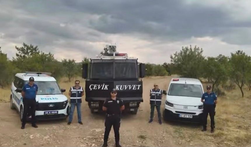 Kırşehir’de orman yangınına karşı ekipler sahada
