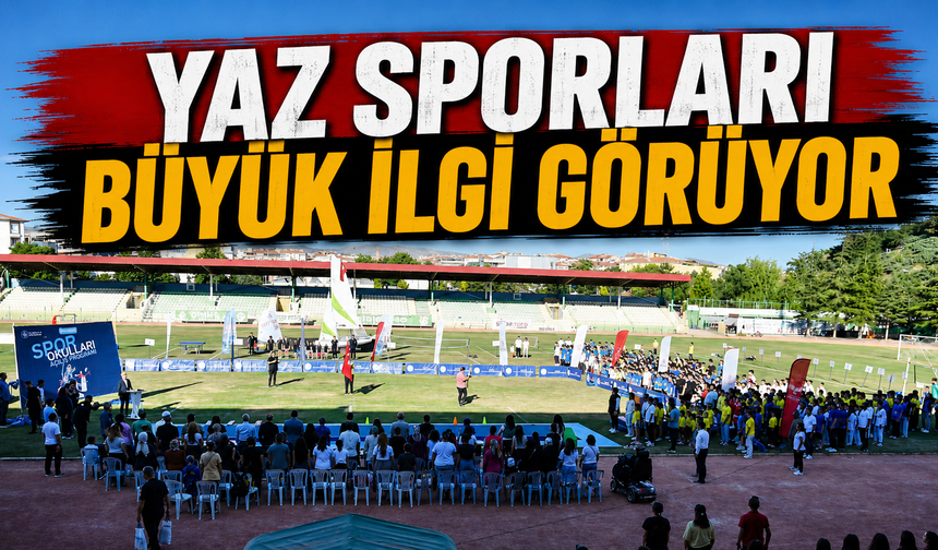 Yaz sporları büyük ilgi görüyor
