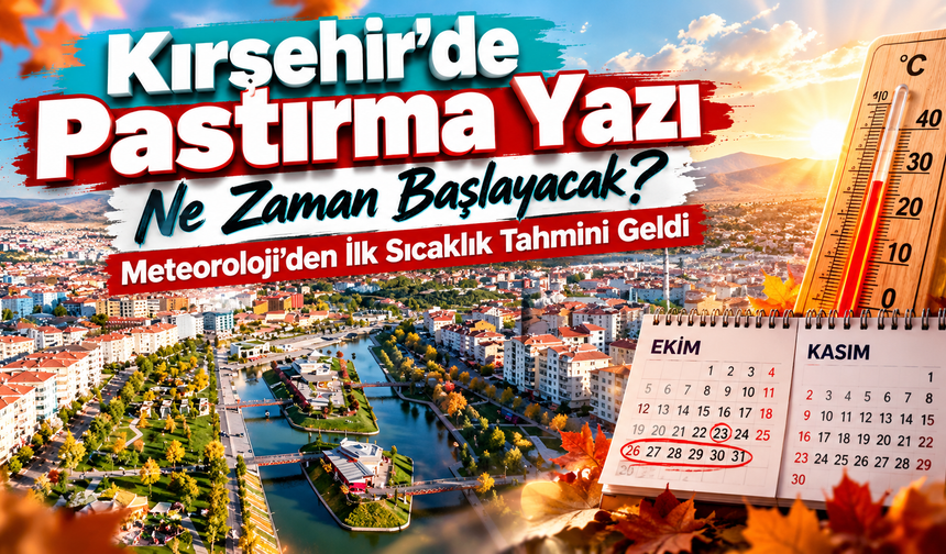 Kırşehir’de Pastırma Yazı Ne Zaman Başlayacak? Meteoroloji’den İlk Sıcaklık Tahmini Geldi
