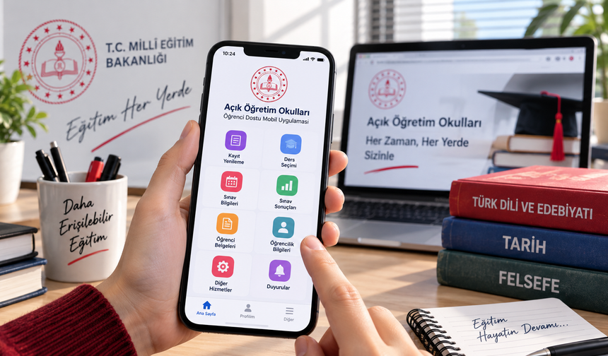 Açık Öğretim Mobil Uygulaması Nedir, Nasıl Kullanılır? Hangi İşlemler Yapılabilecek?