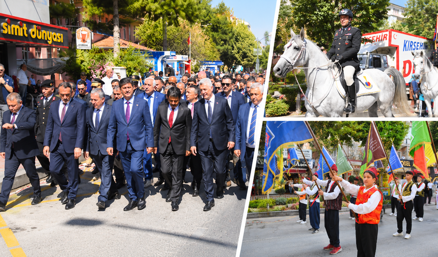 Kırşehir’de Ahilik Coşkusu: Protokol ve Esnaf Kortejde Buluştu
