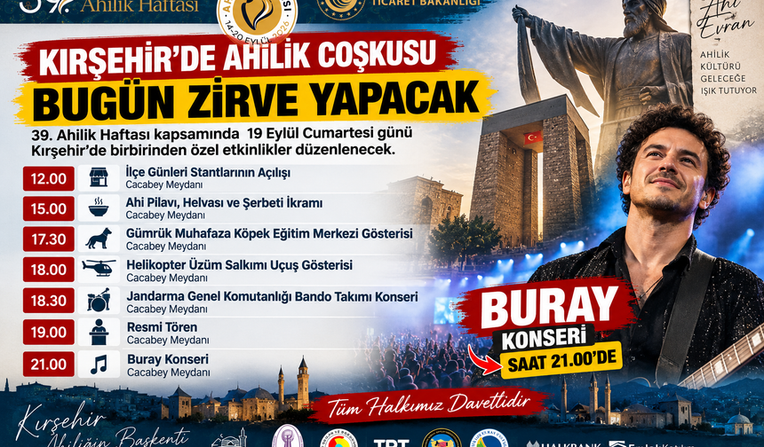 Ahilik Haftası’nda Gösteriler Peş Peşe, Final Buray’la