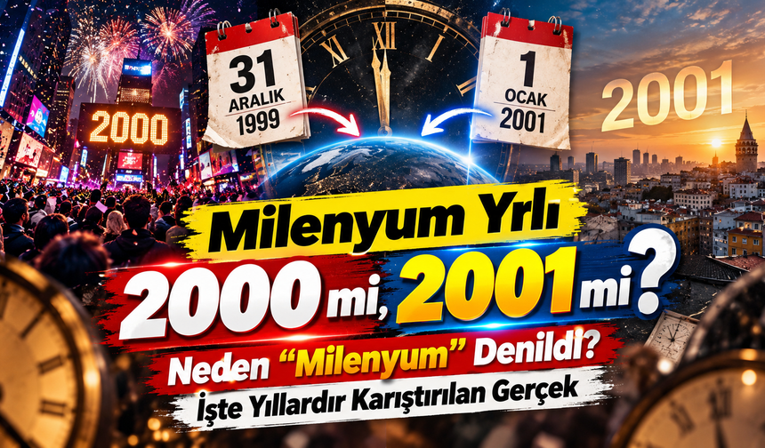 Milenyum Yılı 2000 mi, 2001 mi? Neden “Milenyum” Denildi? İşte Yıllardır Karıştırılan Gerçek