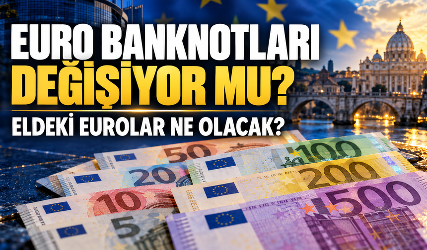 Euro banknotları değişiyor mu? Yeni paralar ne zaman çıkacak, eldeki eurolar ne olacak?