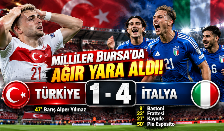 Türkiye-İtalya maçı kaç kaç bitti? Türkiye-İtalya maçında golleri kim attı?