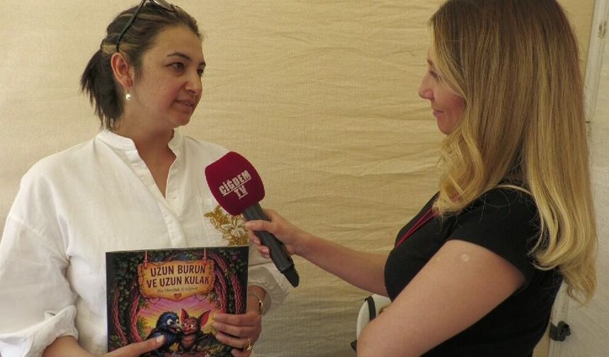 Tuğba Tekin ilk çocuk kitabıyla Ahi Kitap Fuarı’nda okuyucularıyla buluştu