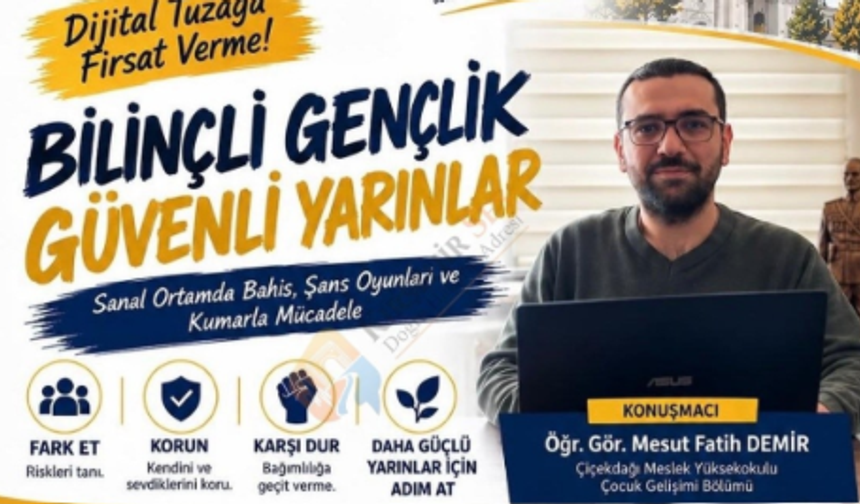 Çiçekdağı MYO’dan Dijital Tehlikelere Karşı Önemli Seminer