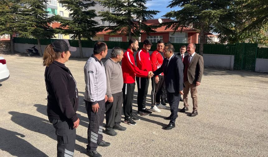 Mucur Kaymakamı Kıyıcı’dan Gençlik ve Spor Müdürlüğüne iade-i ziyaret